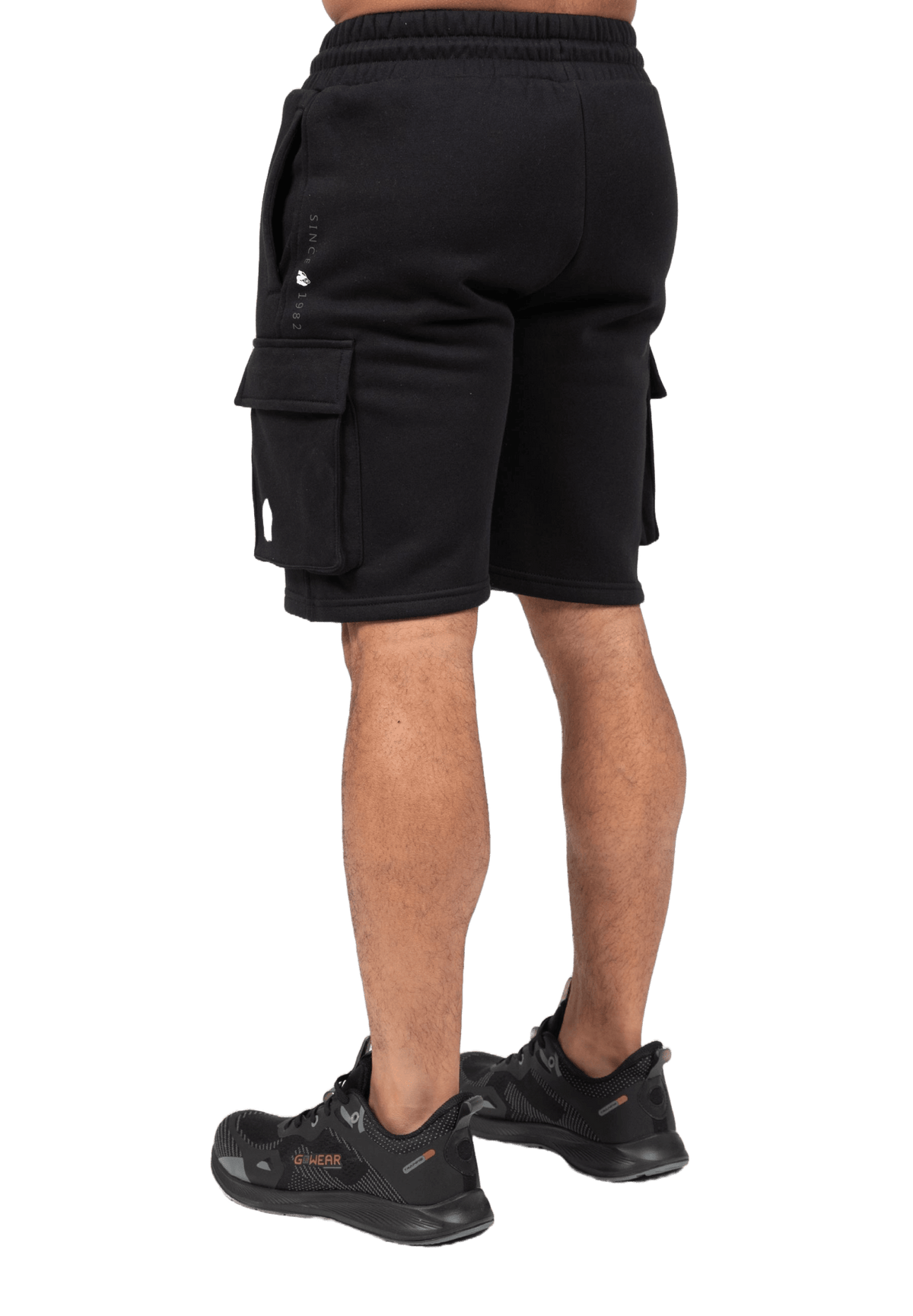 Gorilla Wear Hudson Cargo Sweat Shorts - Svart - Gorilla Wear | Kraft & Kontroll