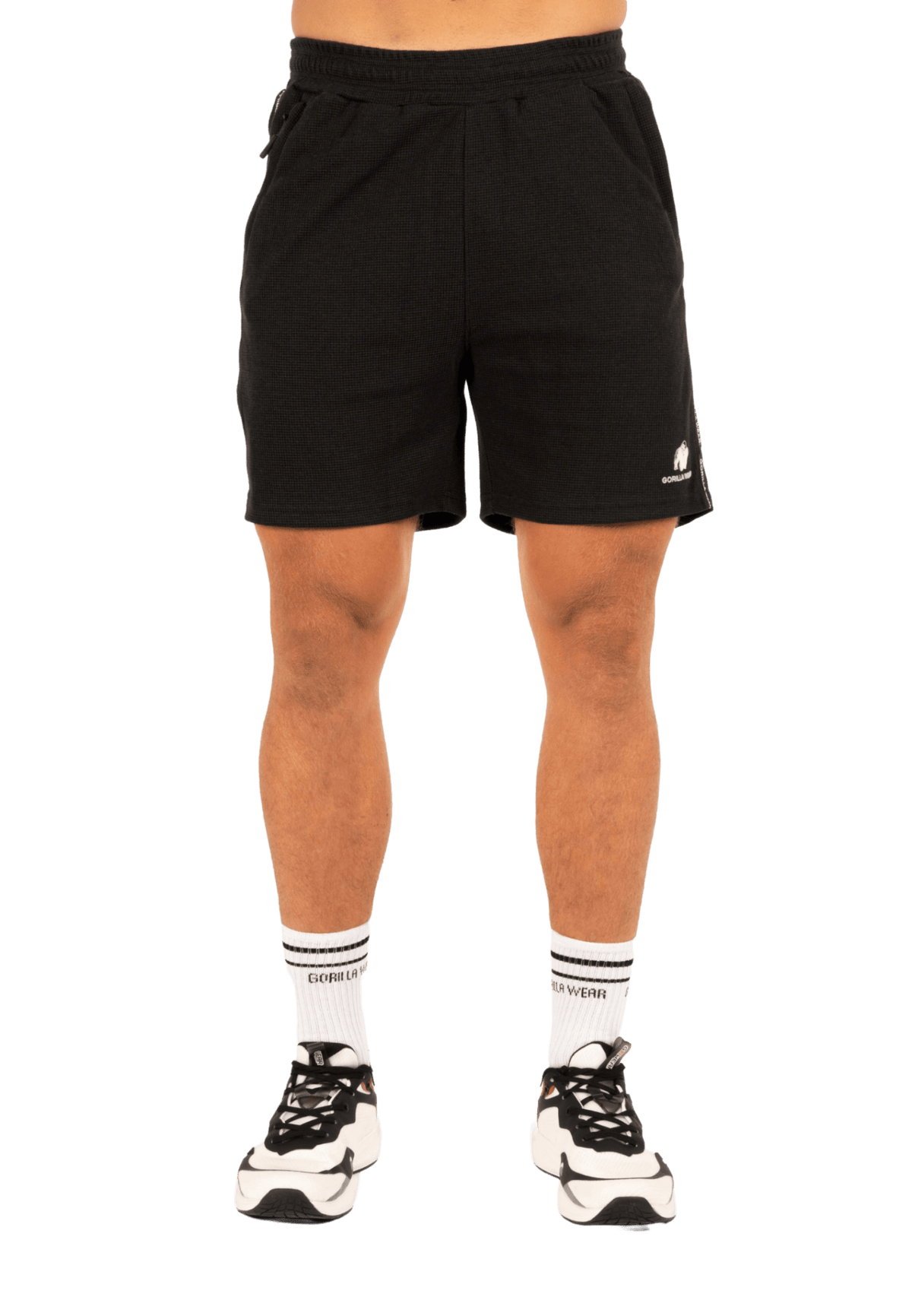 Gorilla Wear Harvey Track Shorts - Svart - Gorilla Wear | Kraft & Kontroll