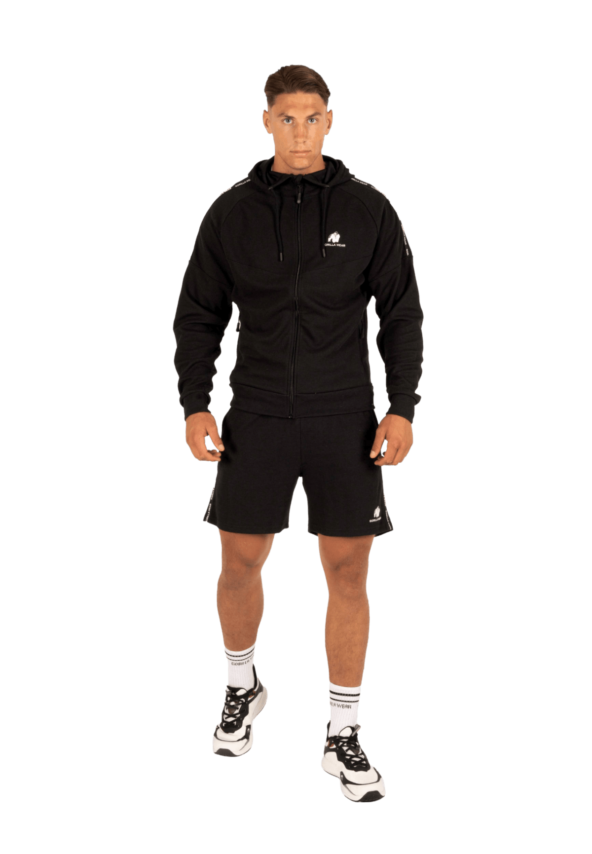 Gorilla Wear Harvey Track Shorts - Svart - Gorilla Wear | Kraft & Kontroll