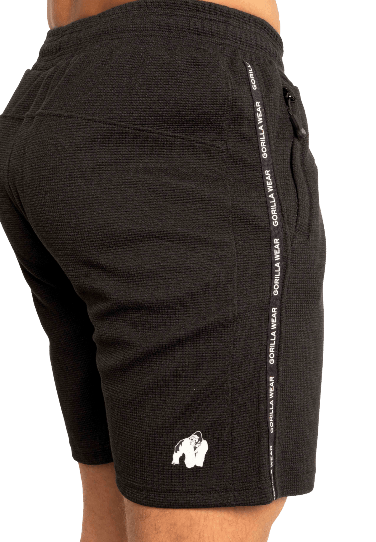 Gorilla Wear Harvey Track Shorts - Svart - Gorilla Wear | Kraft & Kontroll