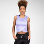 Gorilla Wear Estelle Twisted Crop Top - Lilac - Gorilla Wear | Kraft & Kontroll