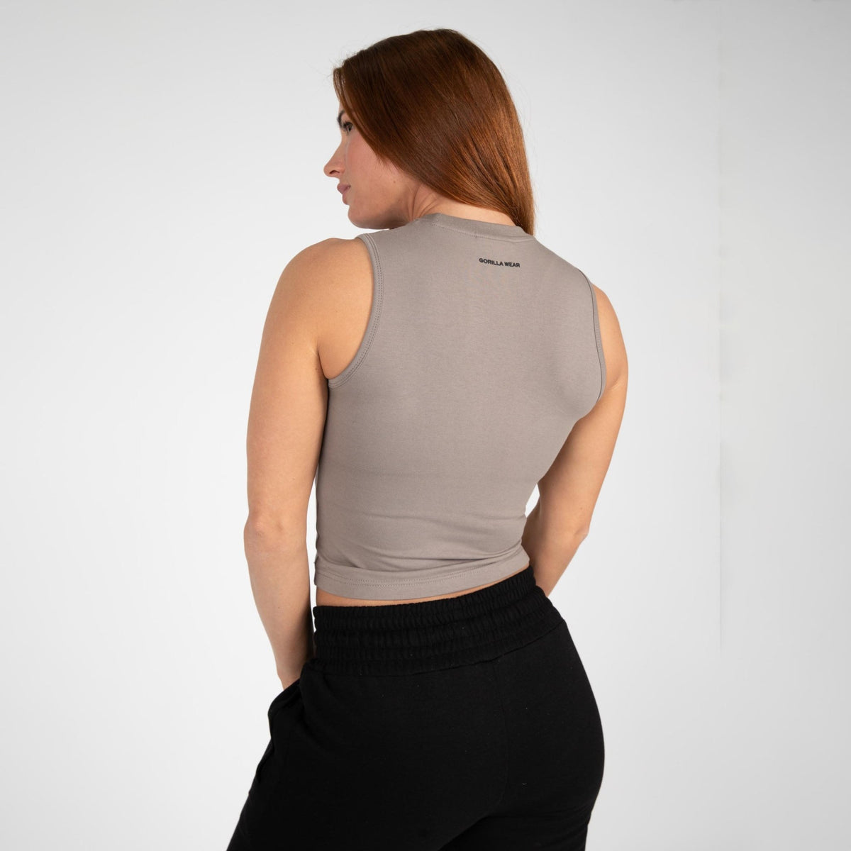 Gorilla Wear Livonia Crop Top - Beige - Gorilla Wear | Kraft & Kontroll