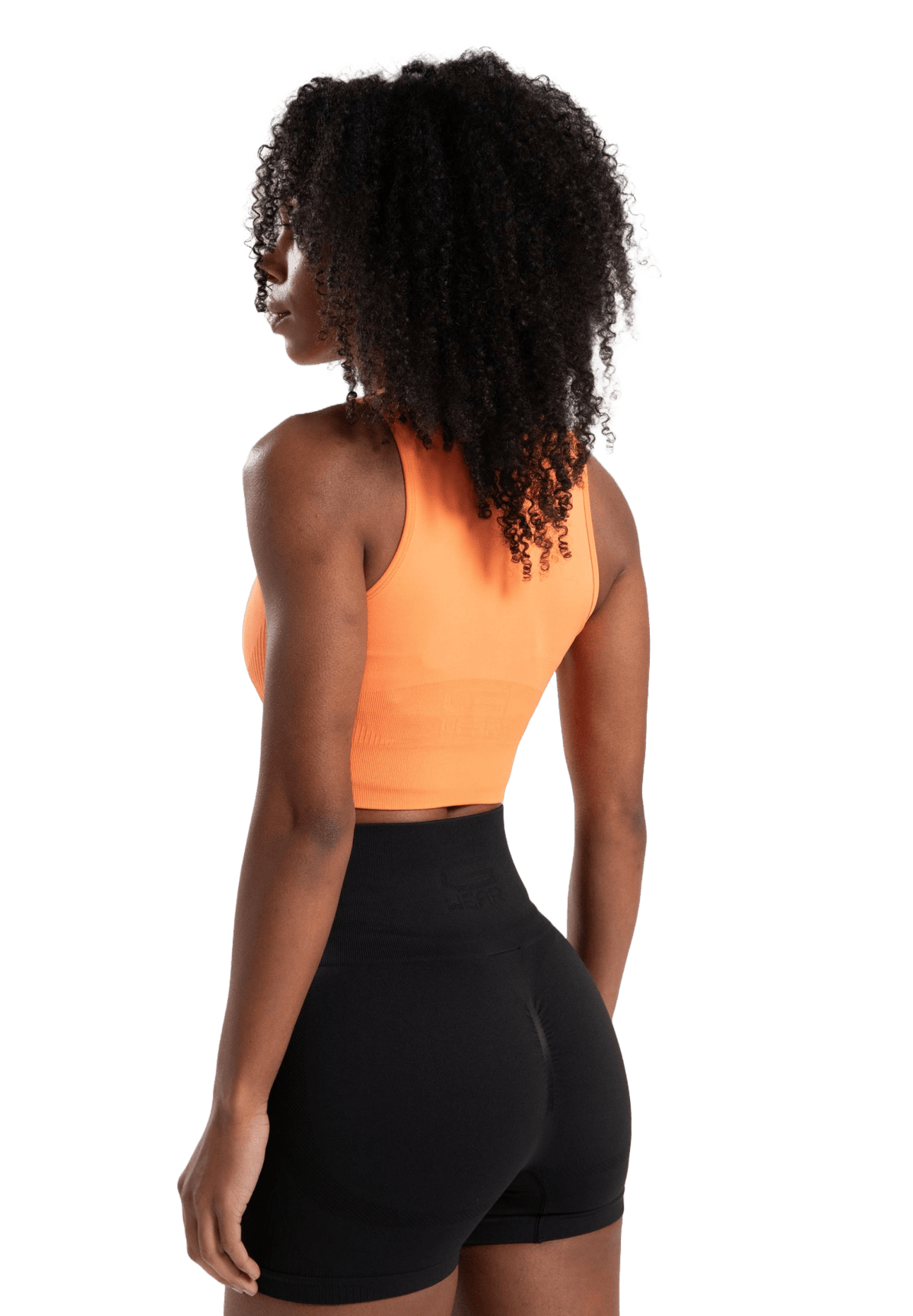 Gorilla Wear Olivia Seamless Crop Top - Peach - Gorilla Wear | Kraft & Kontroll