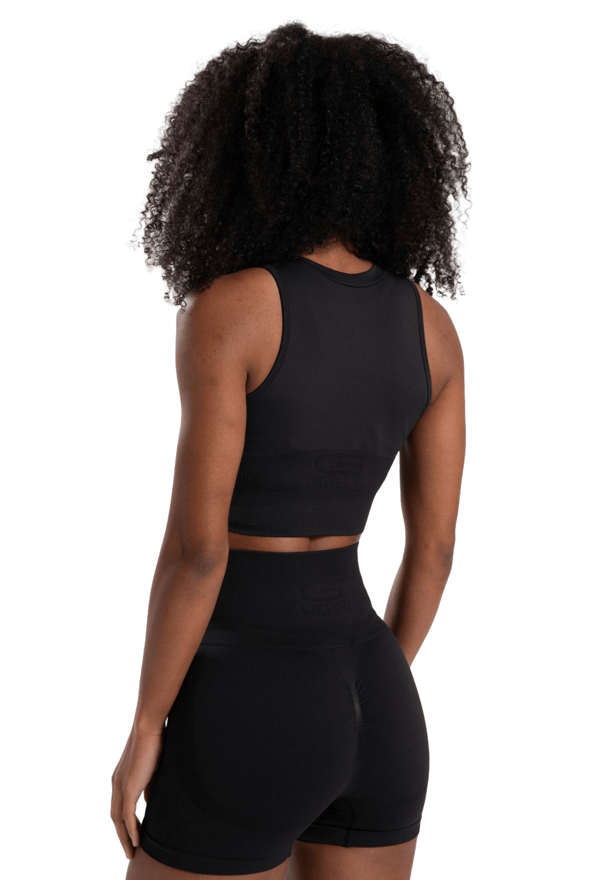 Gorilla Wear Olivia Seamless Crop Top - Svart - Gorilla Wear | Kraft & Kontroll