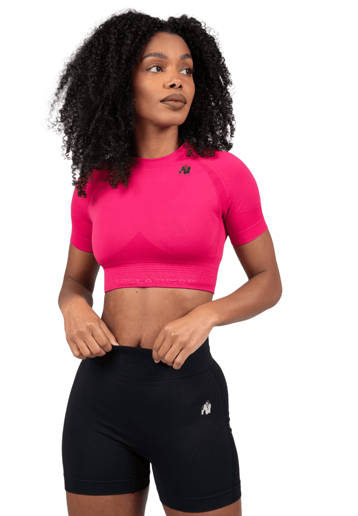 Gorilla Wear Whitney Seamless Crop Top - Rosa - Gorilla Wear | Kraft & Kontroll
