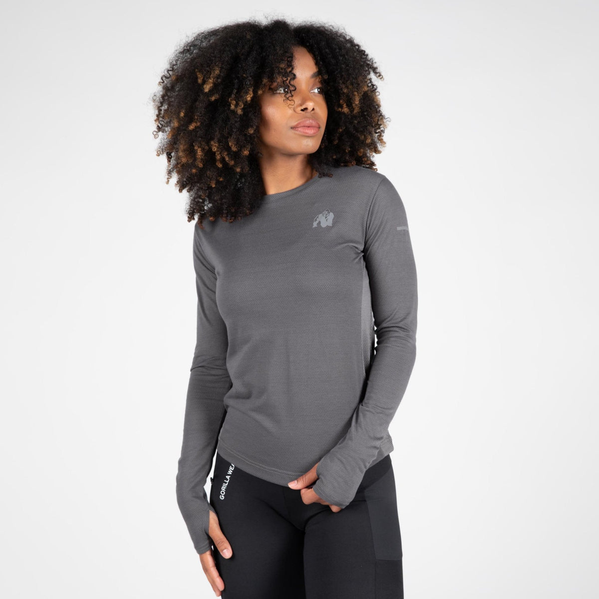 Gorilla Wear Raleigh Long Sleeve - Grå - Gorilla Wear | Kraft & Kontroll