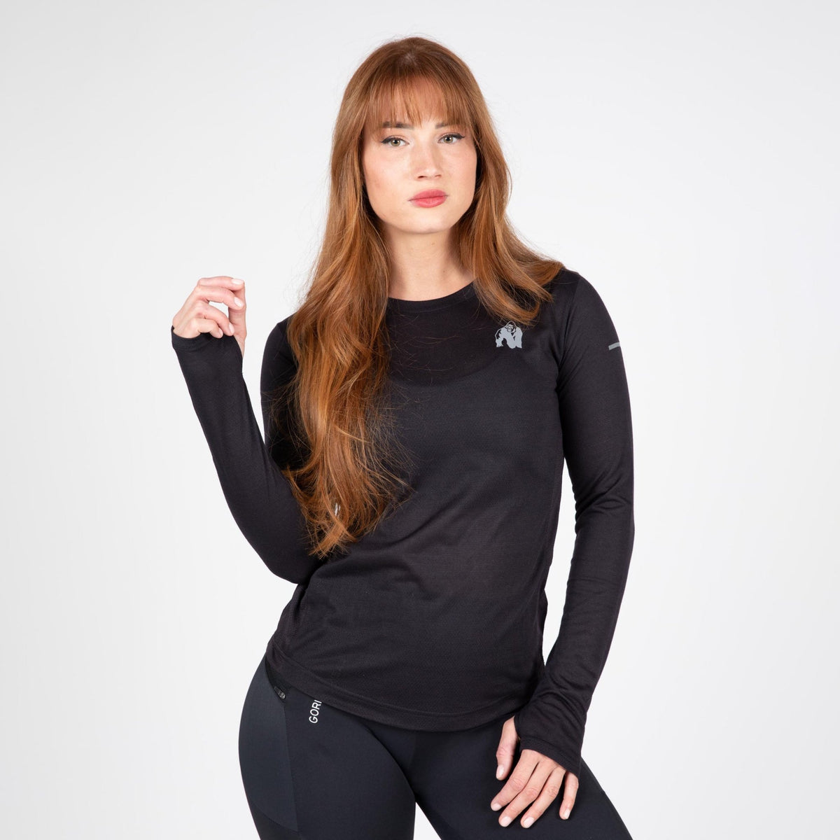 Gorilla Wear Raleigh Long Sleeve - Svart - Gorilla Wear | Kraft & Kontroll