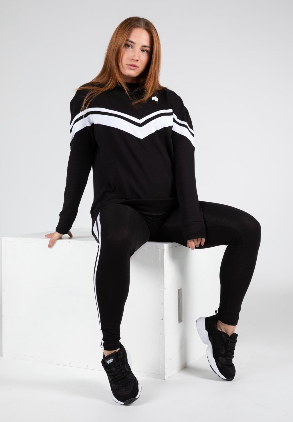 Gorilla Wear Hailey Oversized Sweatshirt - Svart - Gorilla Wear | Kraft & Kontroll