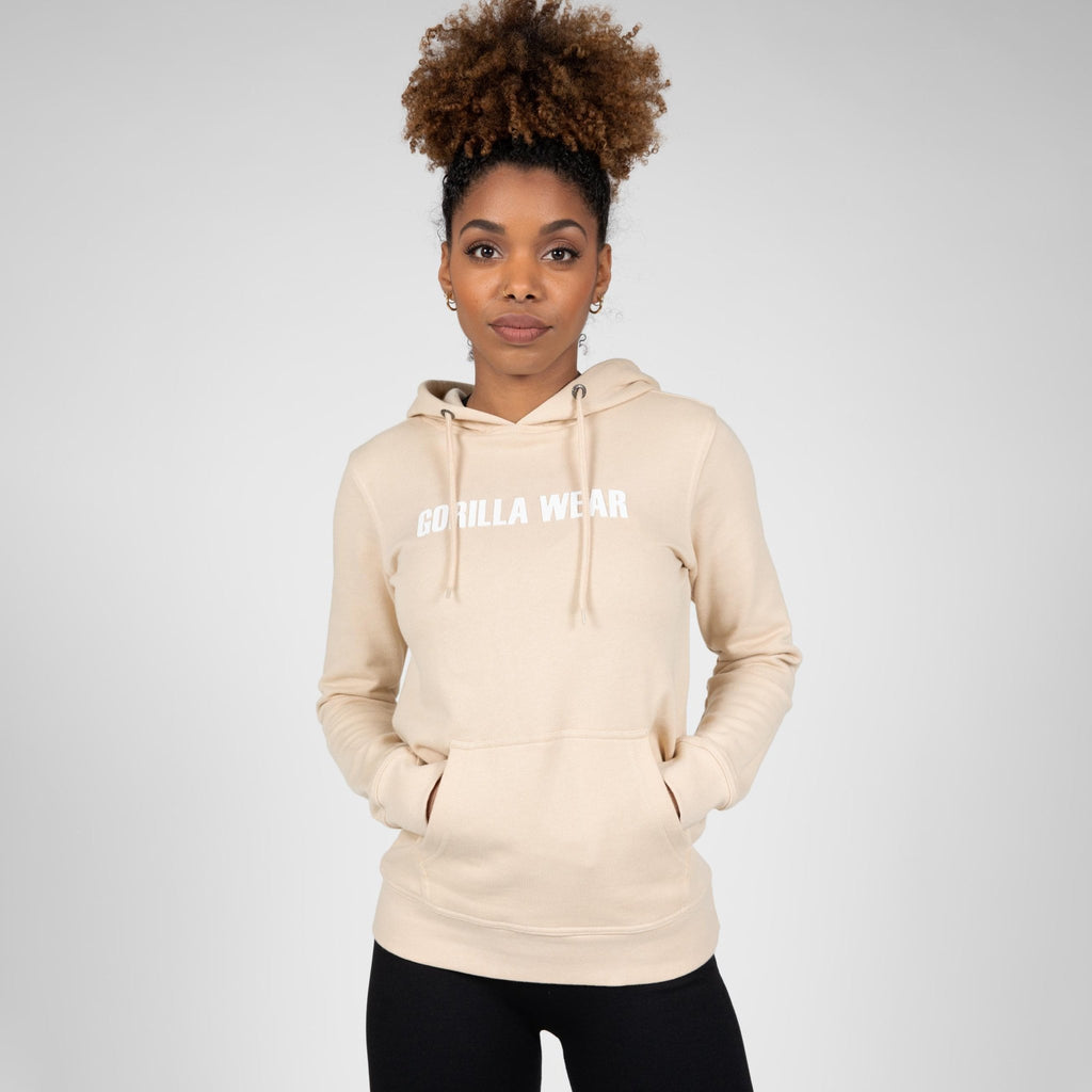 Gorilla Wear Charlotte Hoodie - Beige - Gorilla Wear | Kraft & Kontroll
