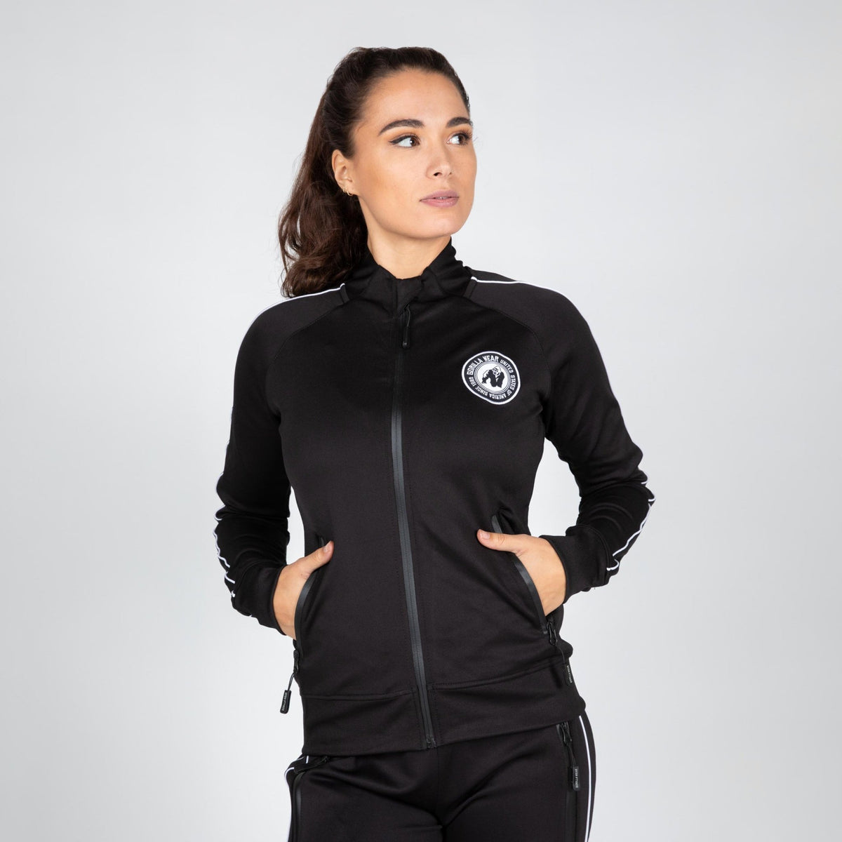 Gorilla Wear Montana Track Jacket - Svart - Gorilla Wear | Kraft & Kontroll