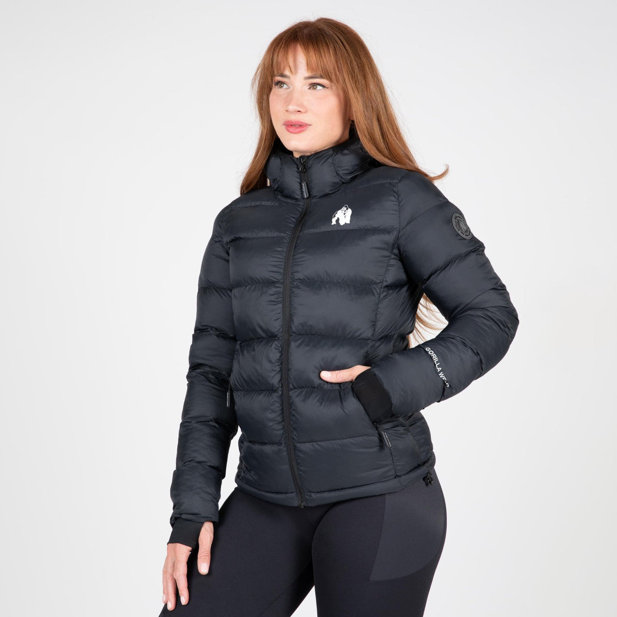 Gorilla Wear Rachel Puffer Jacket - Svart - Gorilla Wear | Kraft & Kontroll