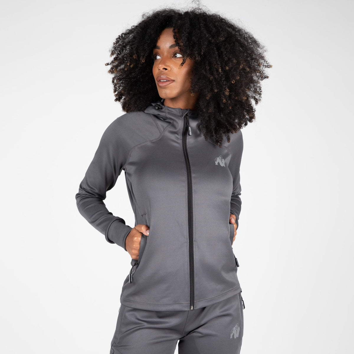 Gorilla Wear Halsey Track Jacket - Grå - Gorilla Wear | Kraft & Kontroll