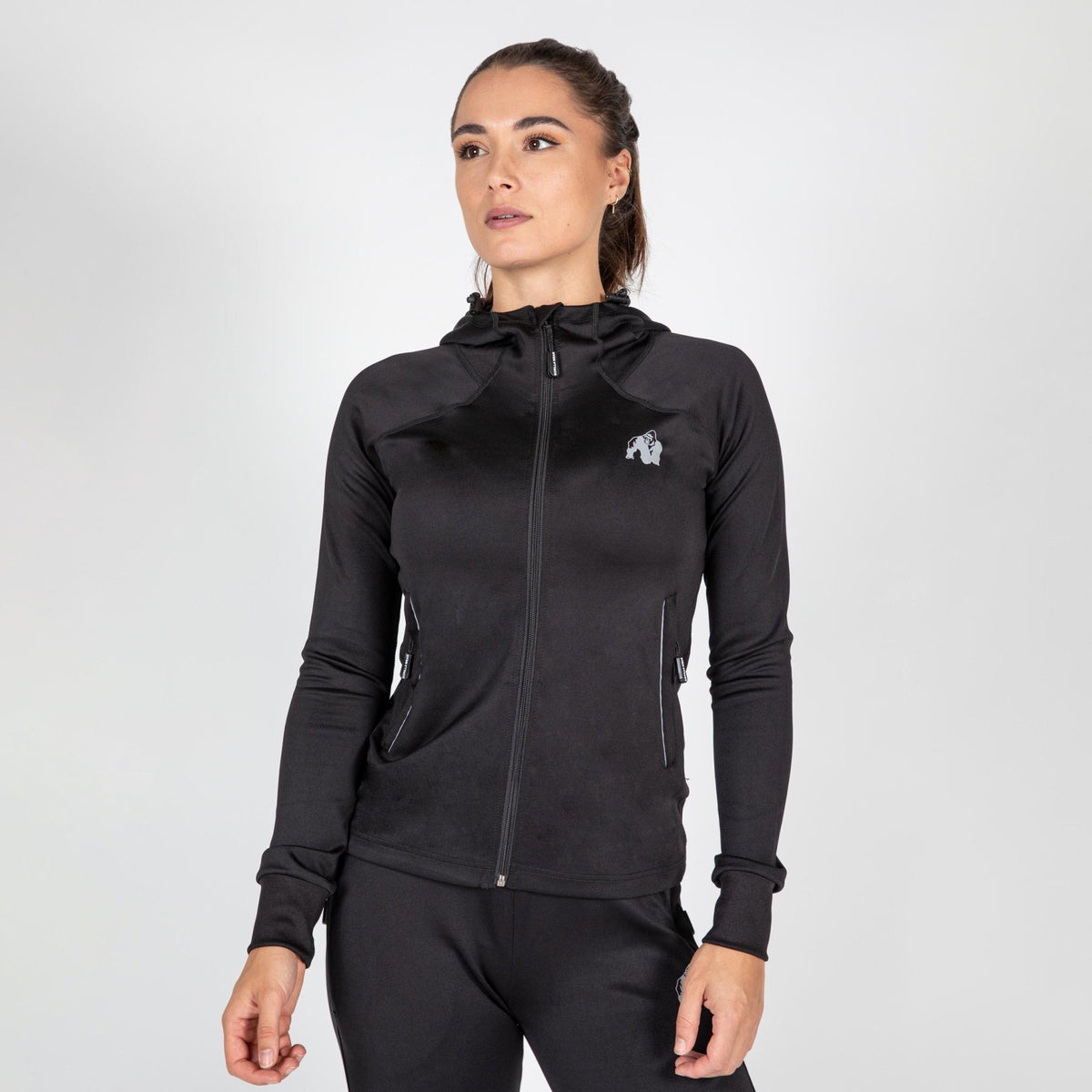 Gorilla Wear Halsey Track Jacket - Svart - Gorilla Wear | Kraft & Kontroll