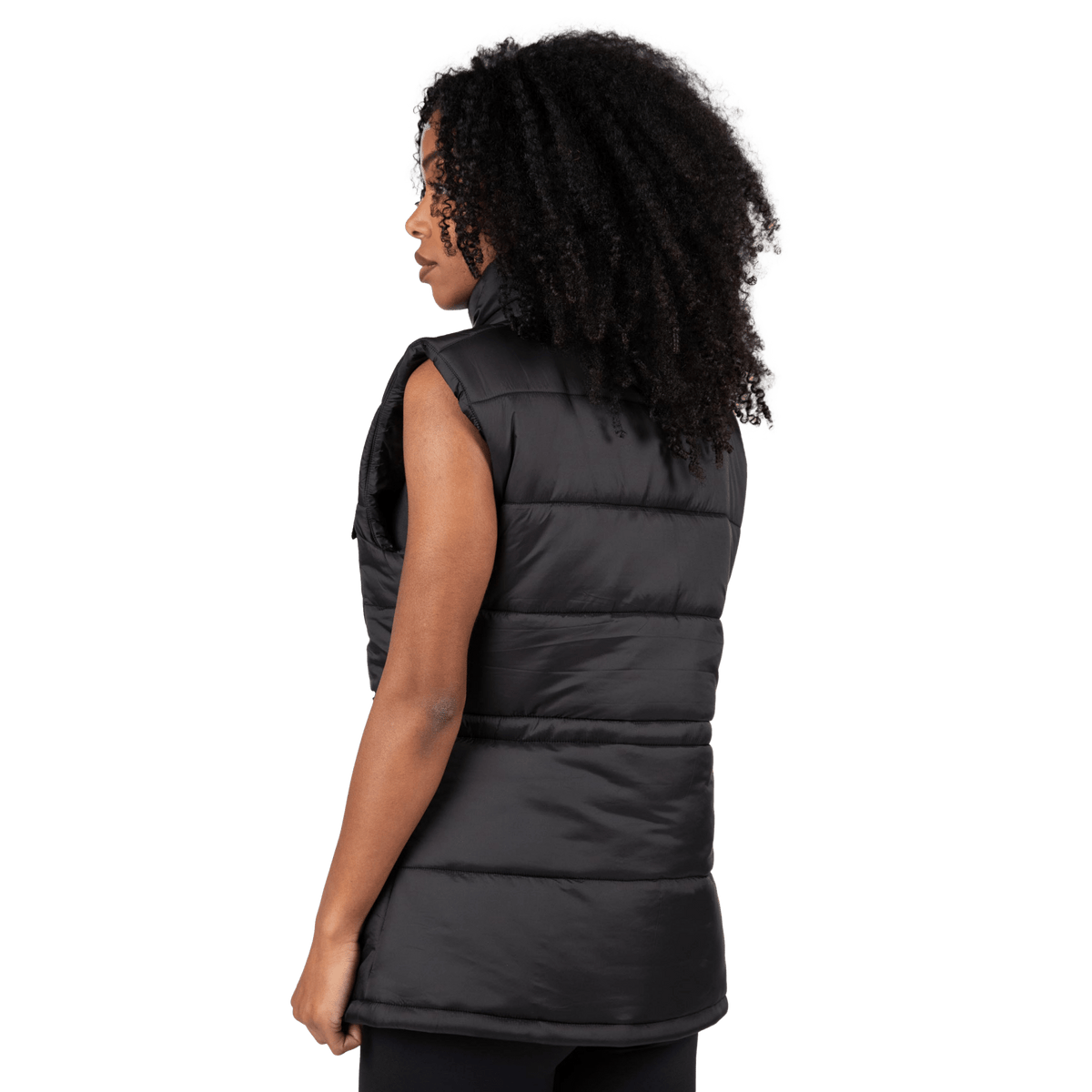 Gorilla Wear Lucia Puffer Vest - Svart - Gorilla Wear | Kraft & Kontroll