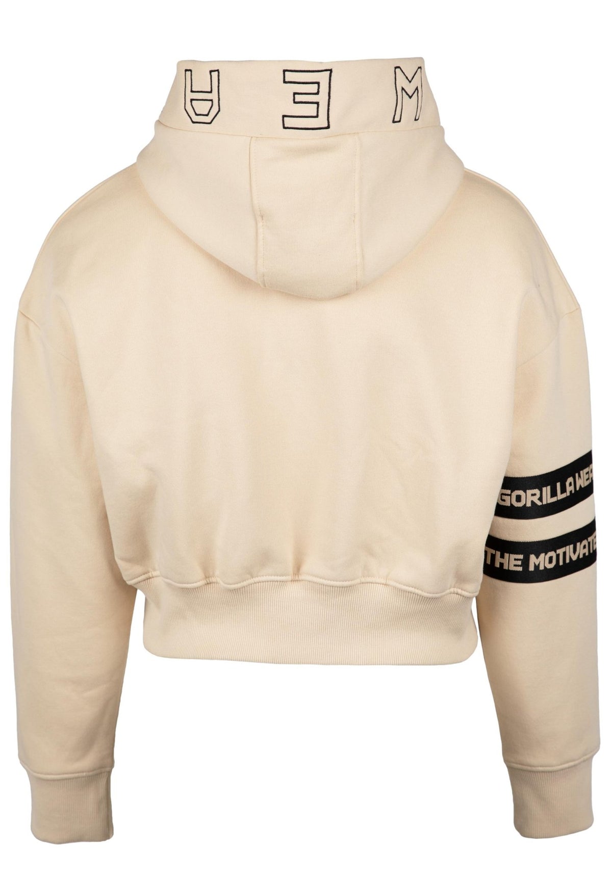 Gorilla Wear Tracey Cropped Hoodie - Beige - Gorilla Wear | Kraft & Kontroll