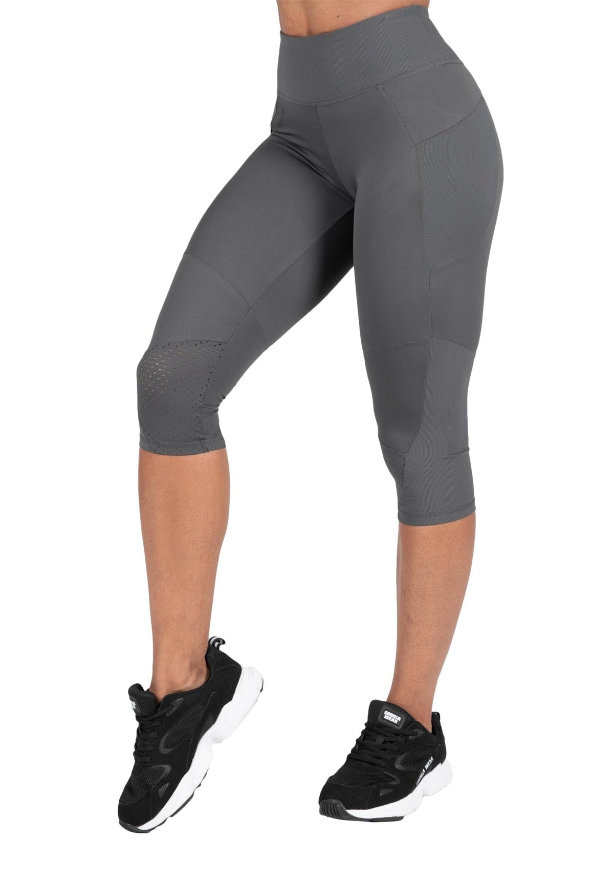 Gorilla Wear Monroe Cropped Leggings - Grå - Gorilla Wear | Kraft & Kontroll