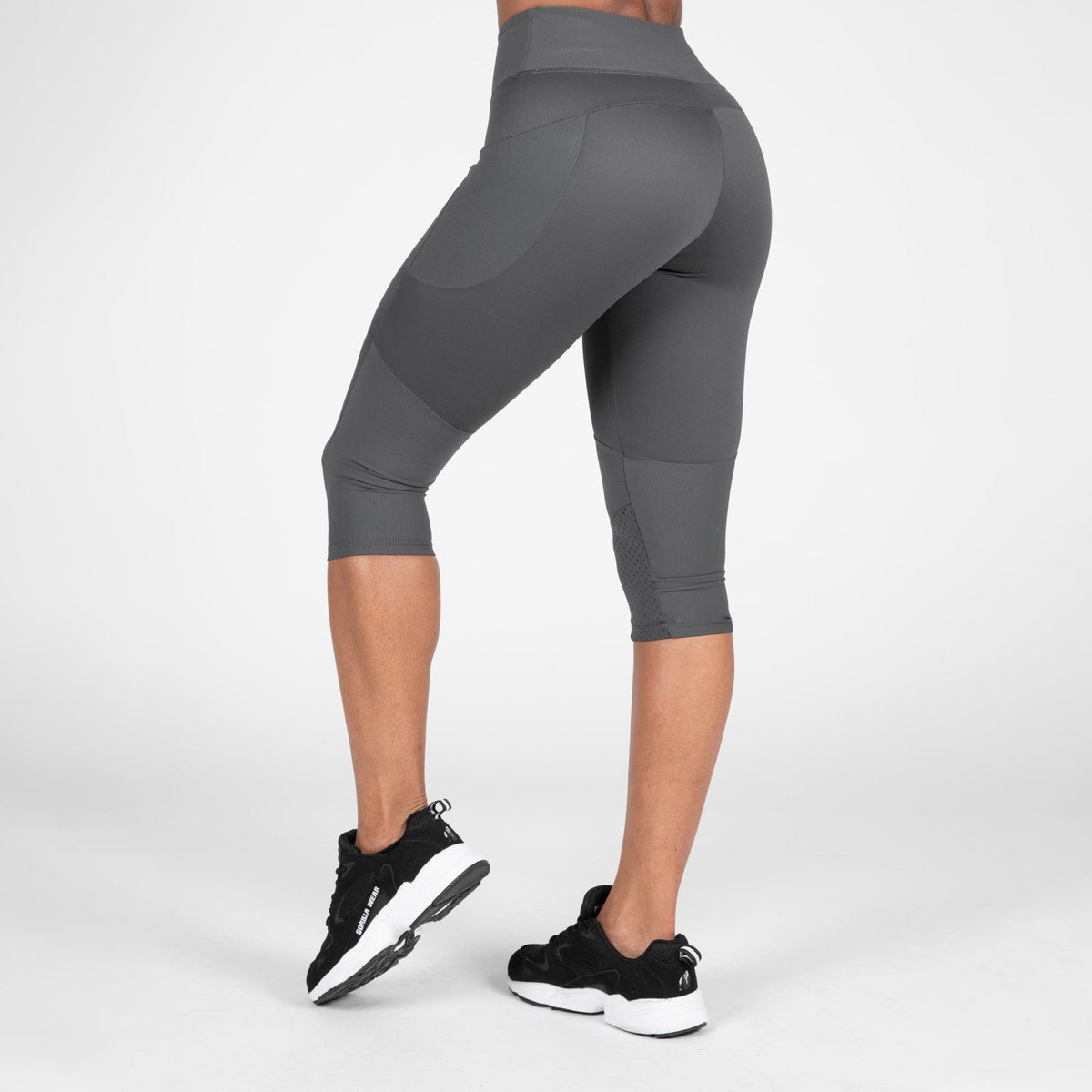 Gorilla Wear Monroe Cropped Leggings - Grå - Gorilla Wear | Kraft & Kontroll
