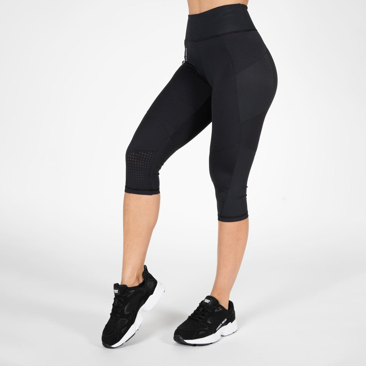 Gorilla Wear Monroe Cropped Leggings - Svart - Gorilla Wear | Kraft & Kontroll