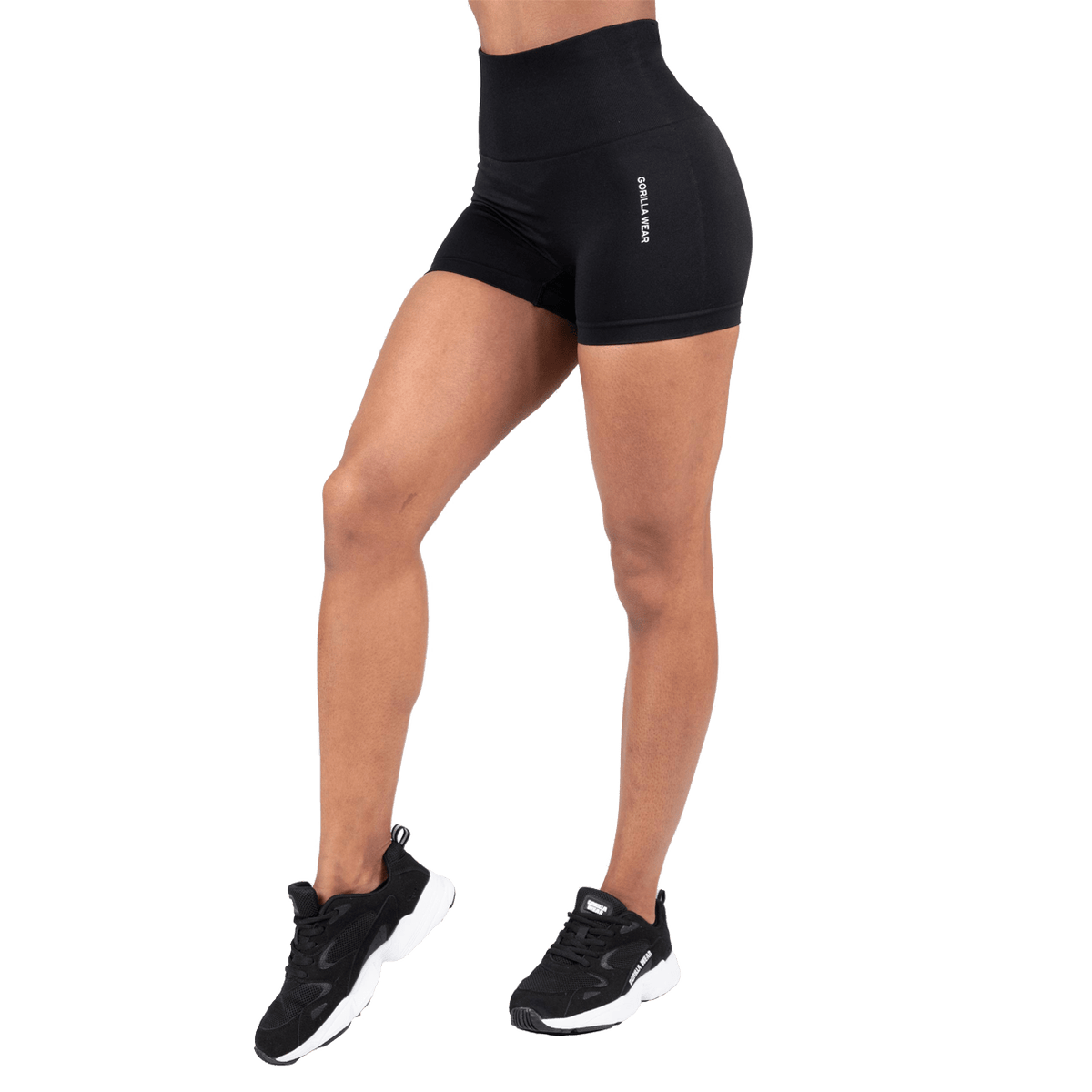 Gorilla Wear Quincy Seamless Shorts - Svart - Gorilla Wear | Kraft & Kontroll