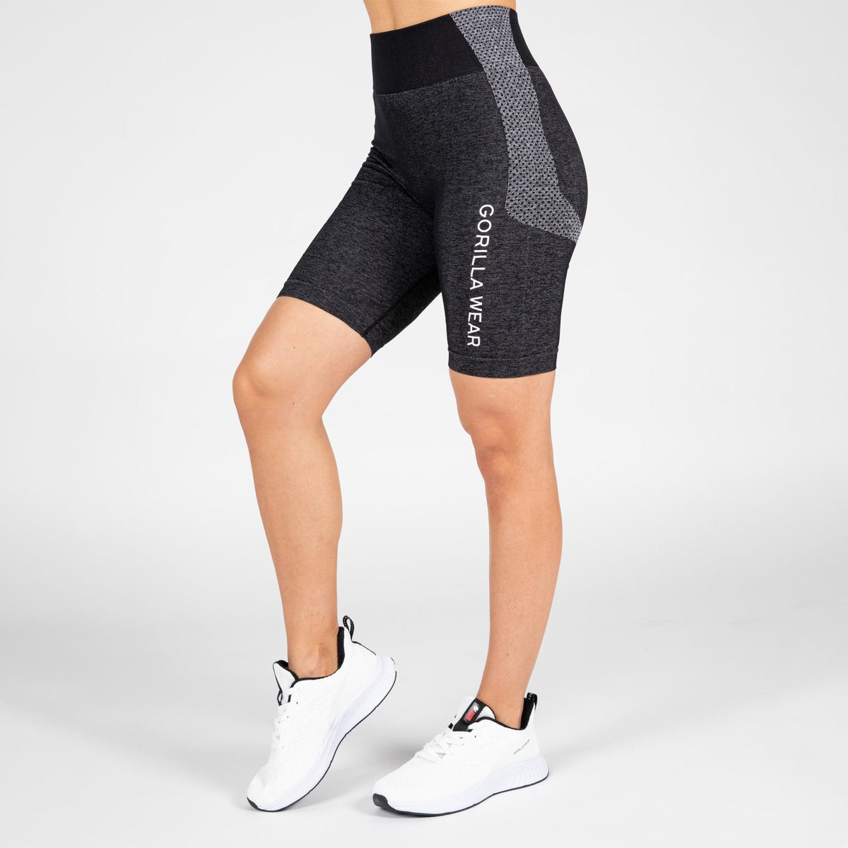 Gorilla Wear Selah Seamless Cycling Shorts - Svart - Gorilla Wear | Kraft & Kontroll