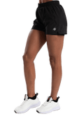Gorilla Wear Katy 2-In-1 Shorts - Svart - Gorilla Wear | Kraft & Kontroll