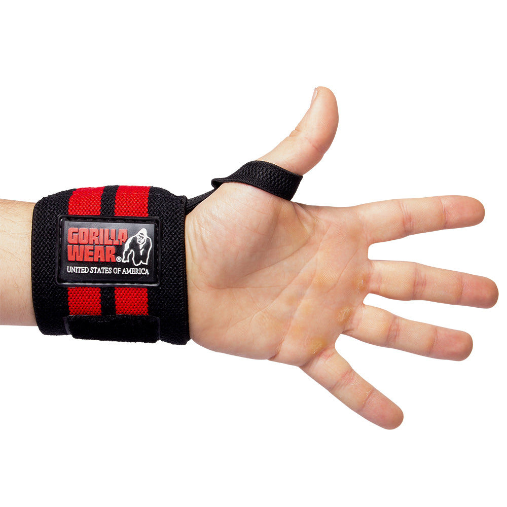 Gorilla Wear Wrist Wraps Pro - Svart/Röd
