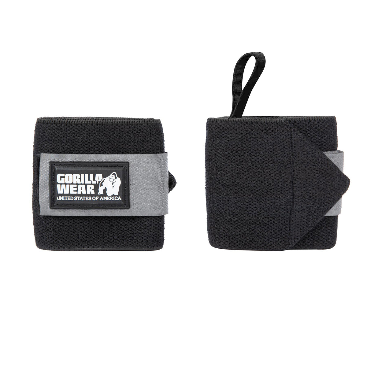 Gorilla Wear Wrist Wraps Basic - Svart/Grå