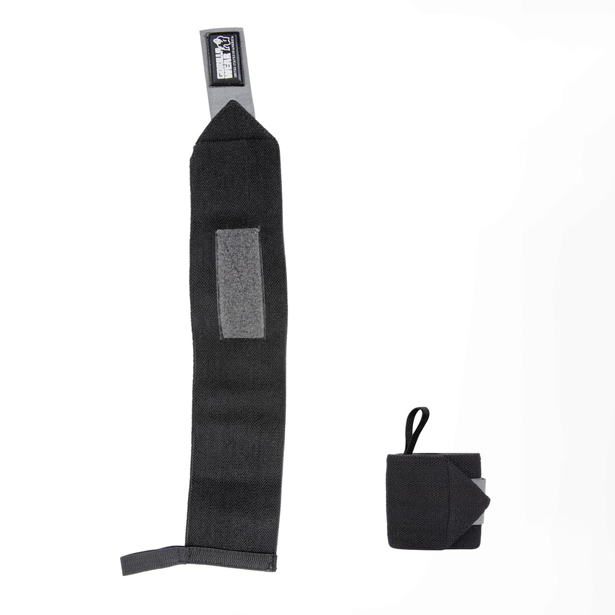 Gorilla Wear Wrist Wraps Basic - Svart/Grå