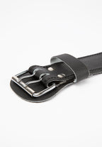 Gorilla Wear 4 Inch Padded Leather Belt - Svart/Röd