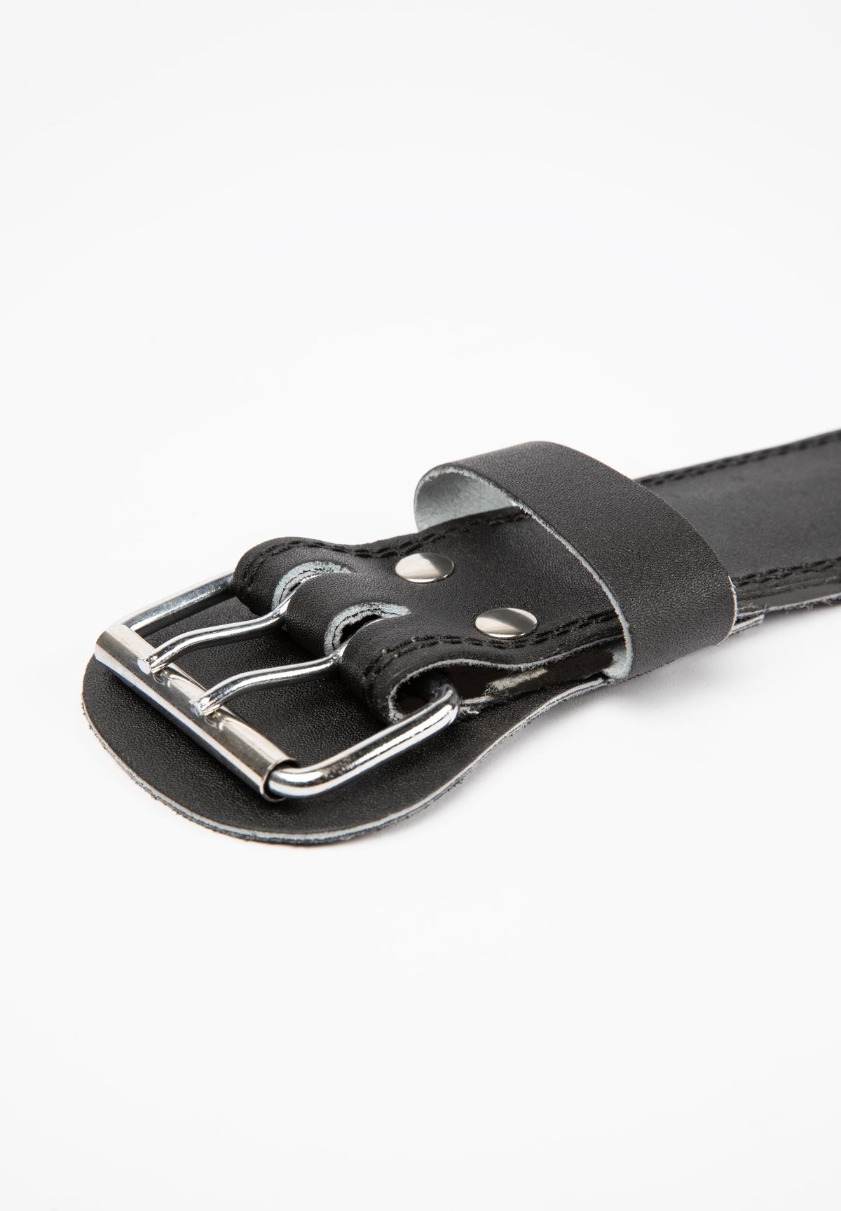 Gorilla Wear 4 Inch Padded Leather Belt - Svart/Röd