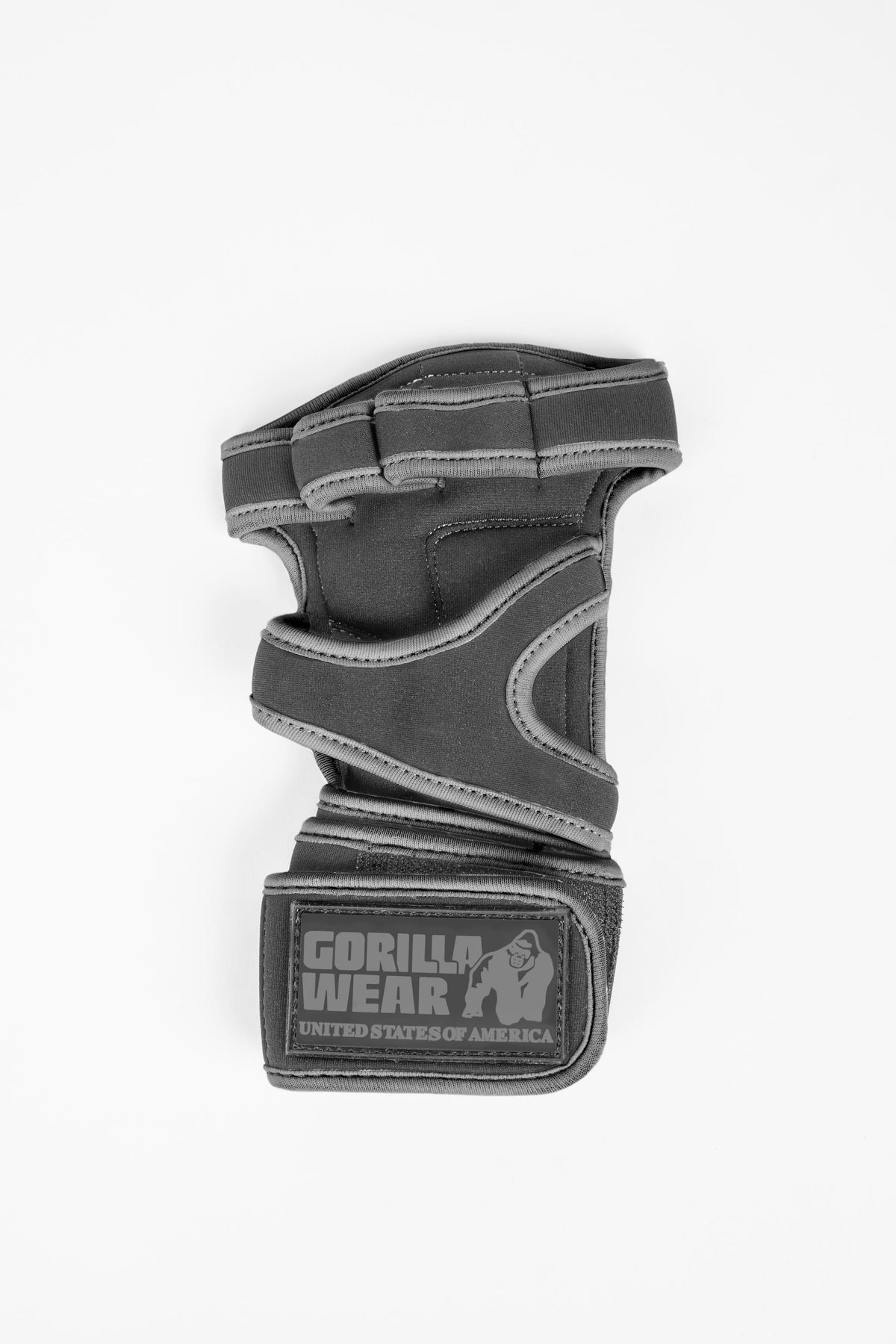 Gorilla Wear Yuma Weightlifting Workout Gloves - Svart/Grå