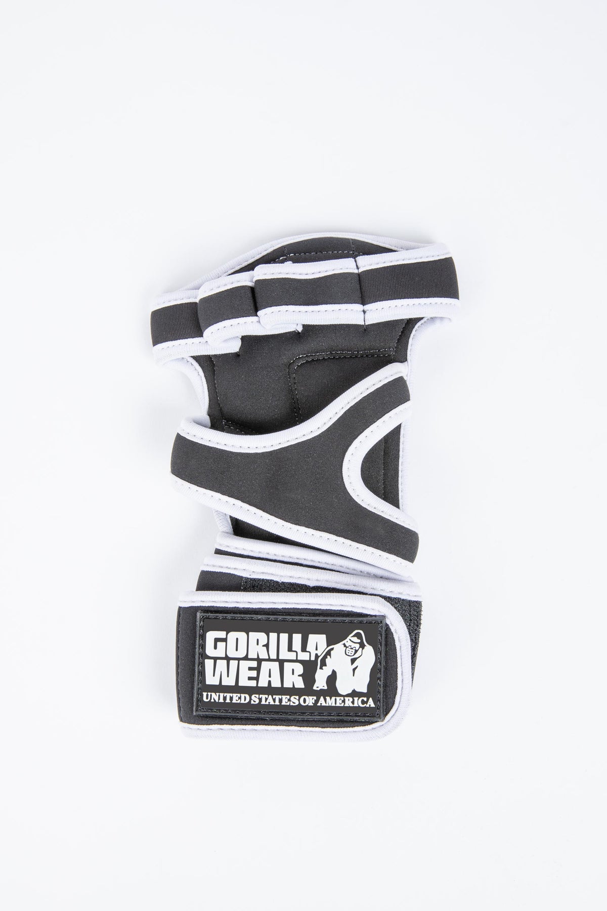 Gorilla Wear Yuma Weightlifting Workout Gloves - Svart/Vit
