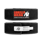 Gorilla Wear 4 Inch Powerlifting Lever Belt - Svart