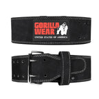 Gorilla Wear 4 Inch Powerlifting Belt - Svart