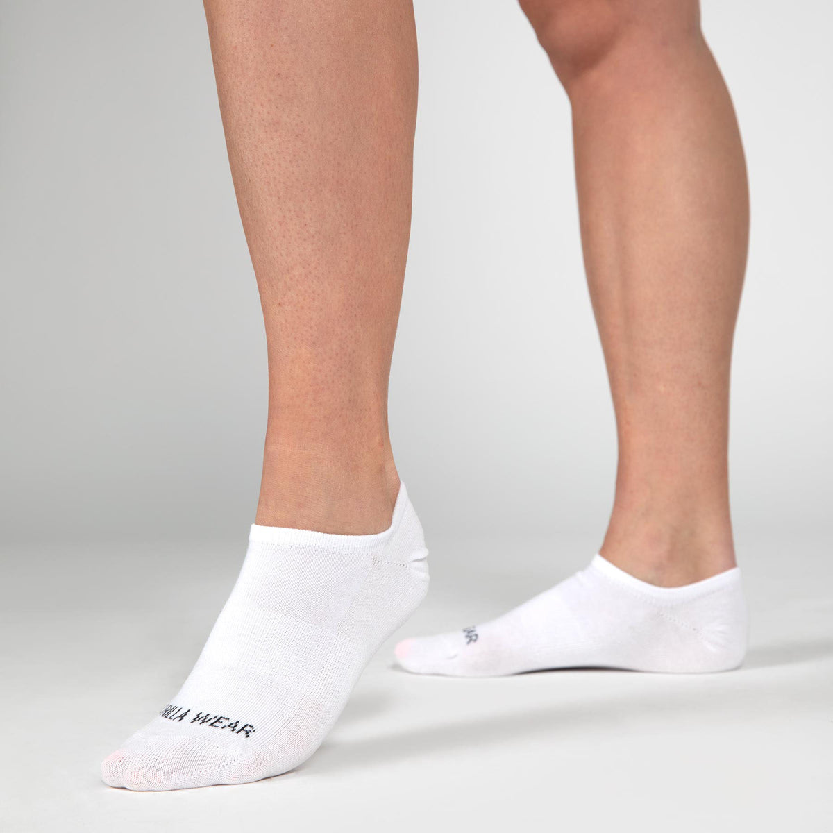 Gorilla Wear Ankle Socks 2-Pack - Vit - Gorilla Wear | Kraft & Kontroll