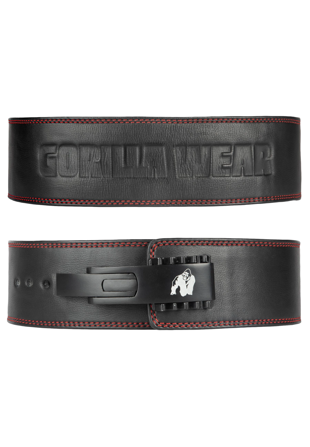 Gorilla Wear 4 Inch Premium Lever Belt - Svart