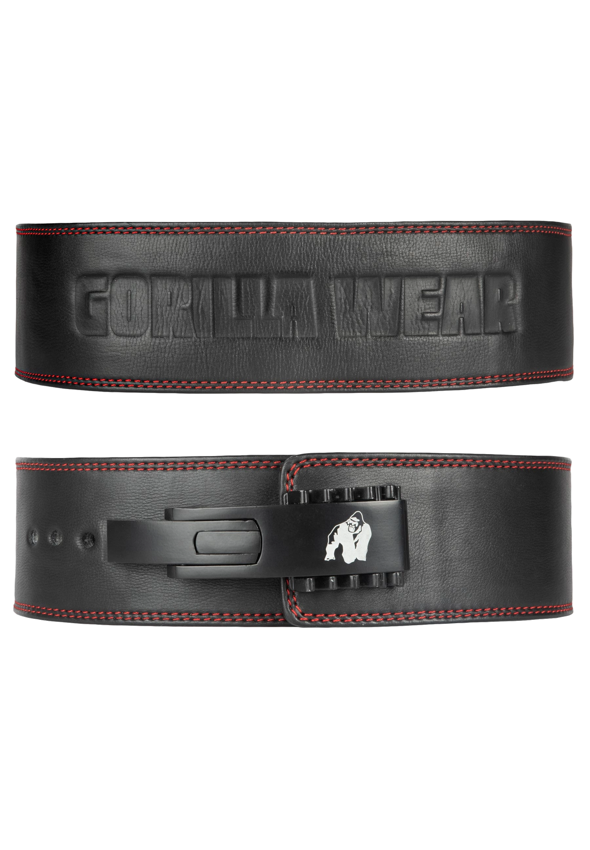 Gorilla Wear 4 Inch Premium Lever Belt - Svart