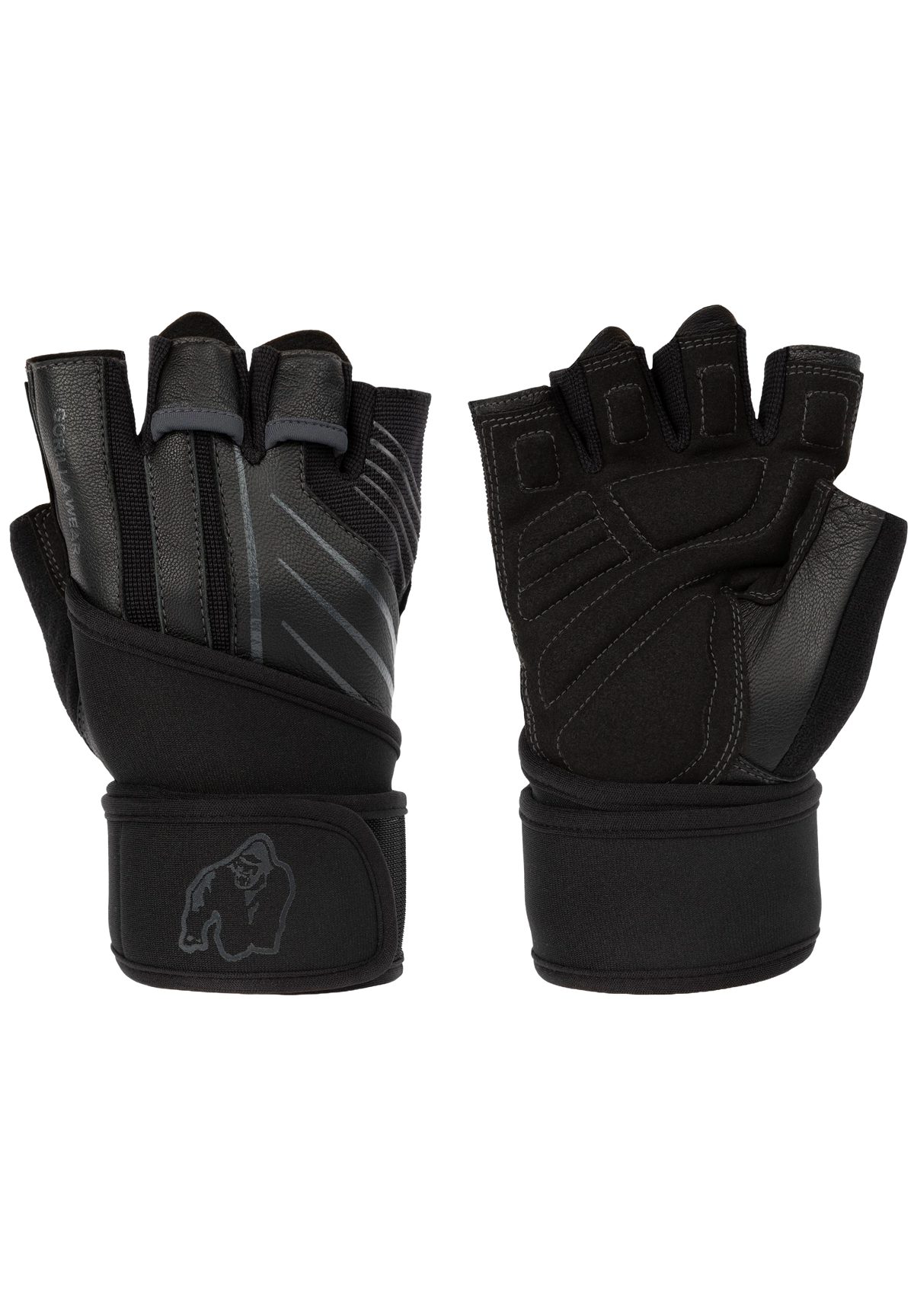Gorilla Wear Dallas Wrist Wraps Gloves 2.0 - Svart/Grå