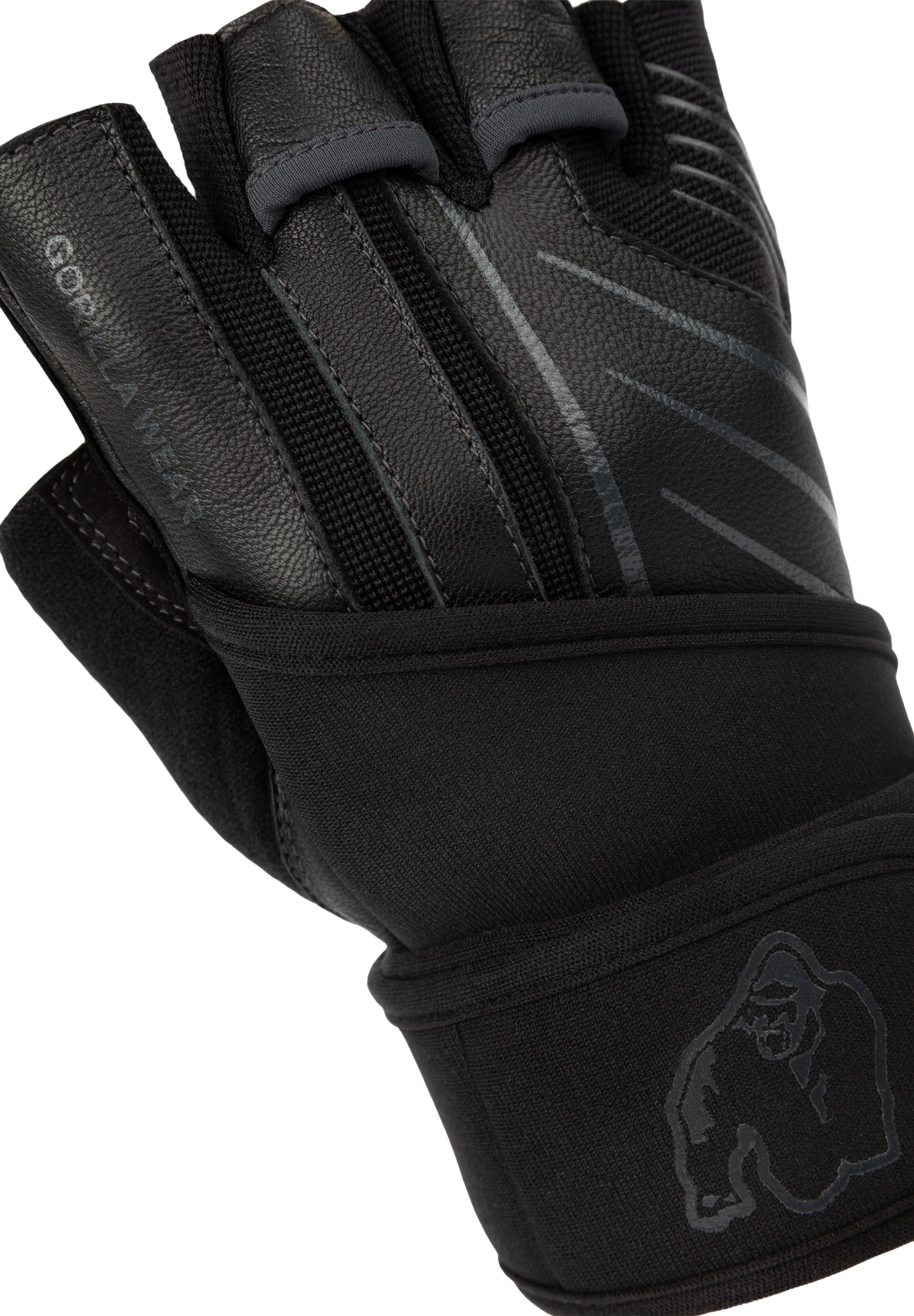 Gorilla Wear Dallas Wrist Wraps Gloves 2.0 - Svart/Grå