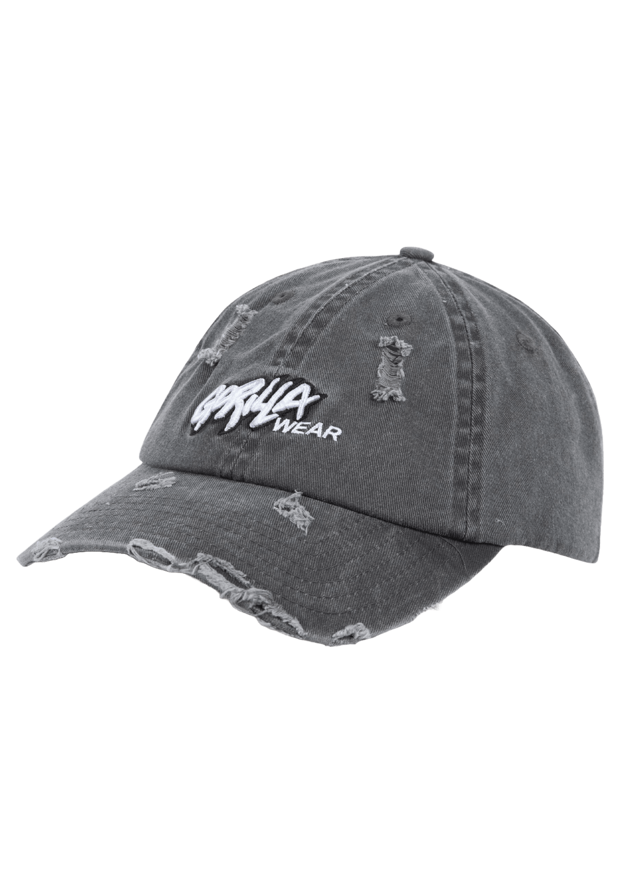 Gorilla Wear Galway Distressed Cap - Washed Grey - Gorilla Wear | Kraft & Kontroll