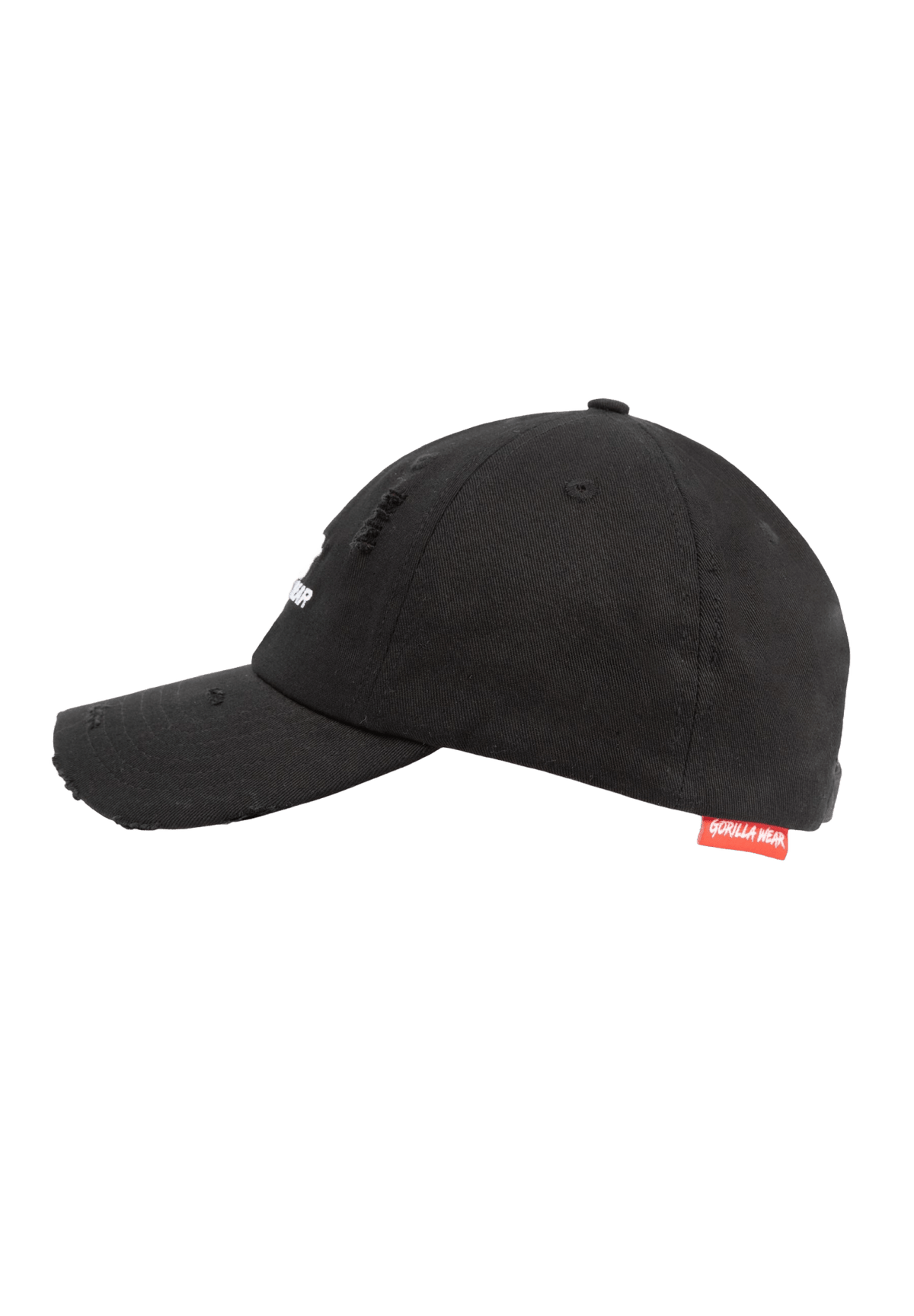 Gorilla Wear Galway Distressed Cap - Svart - Gorilla Wear | Kraft & Kontroll