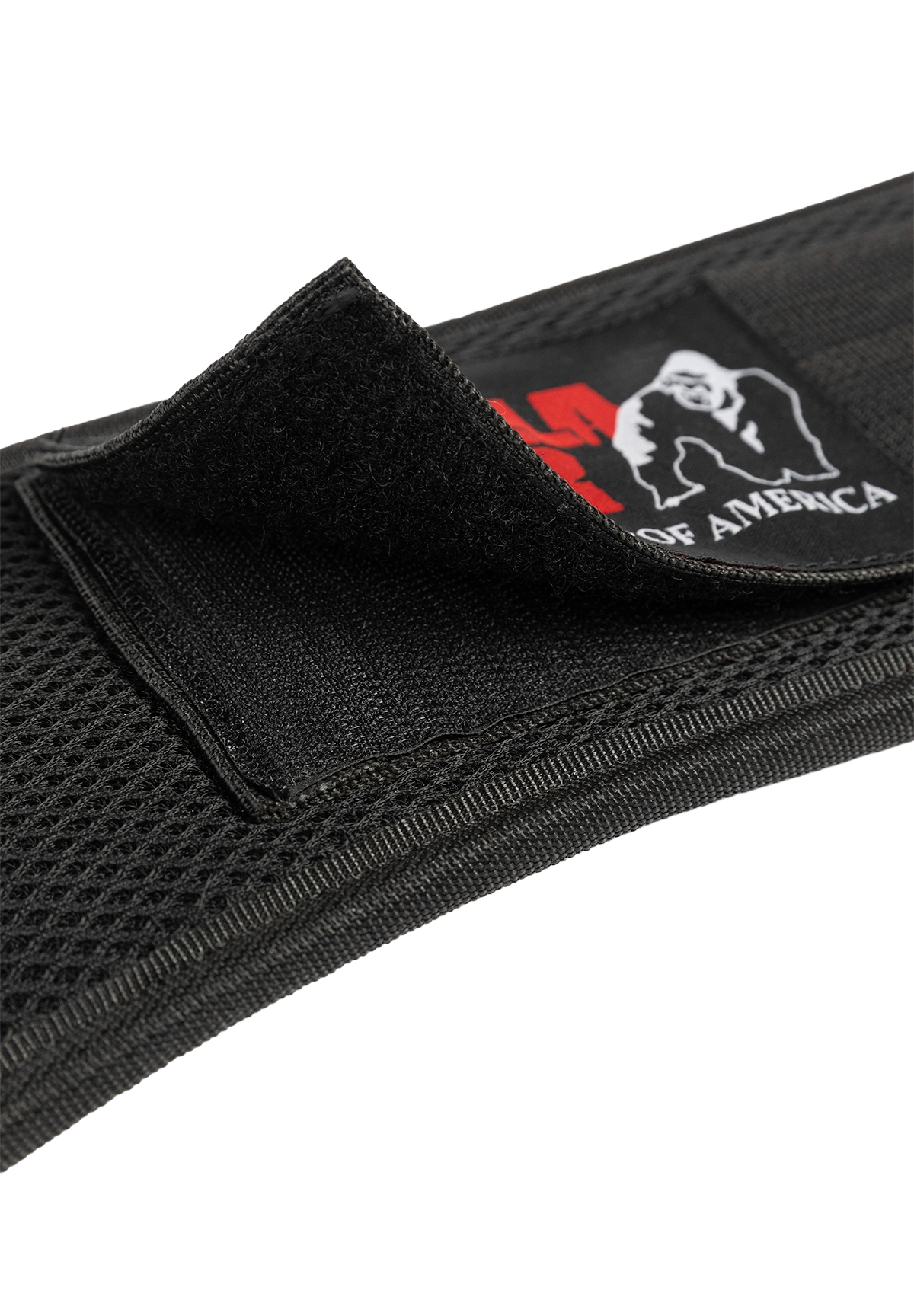 Gorilla Wear 6 Inch Padded Mesh Lifting Belt - Svart