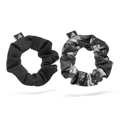 Hair Scrunchies - Black/White
