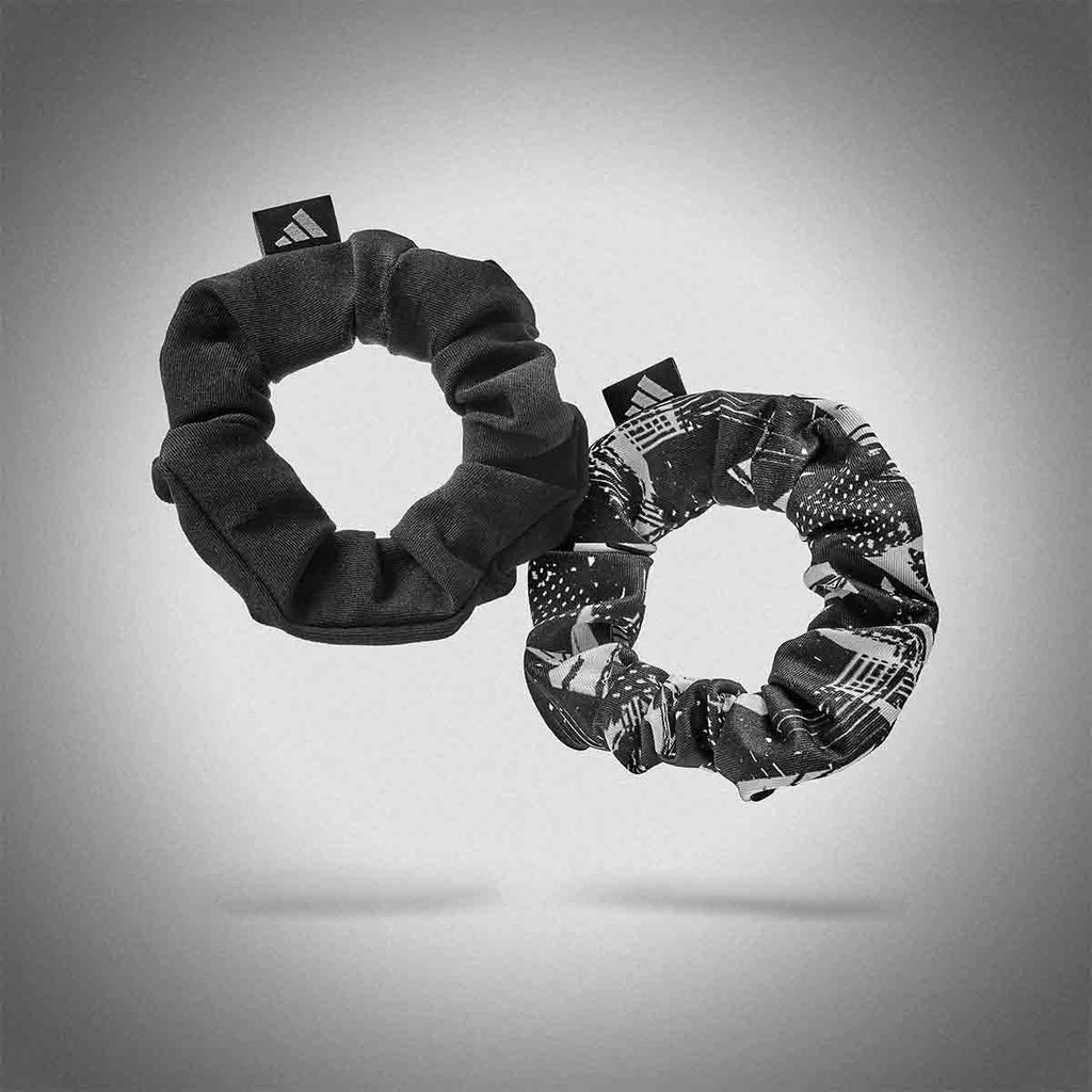 Adidas Hair Scrunchies - Svart/Vit