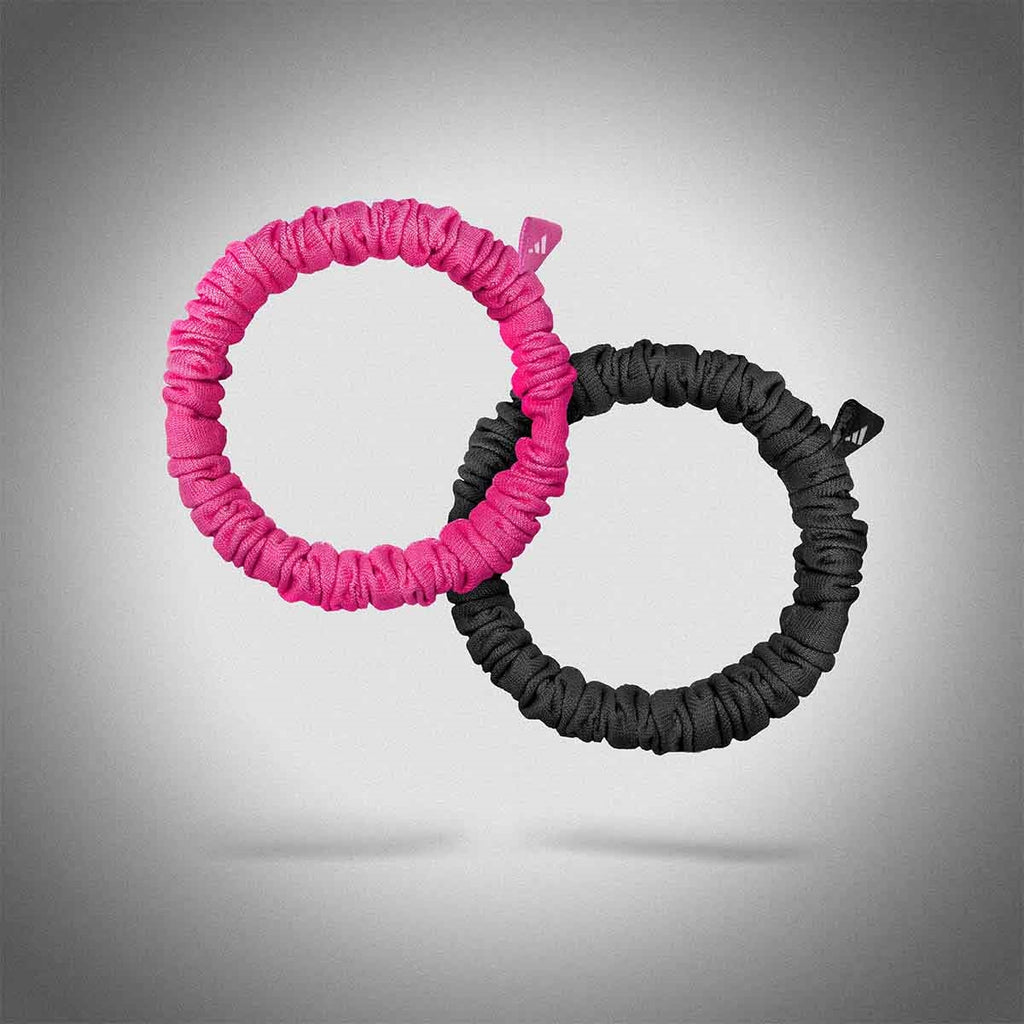 Adidas Hair Scrunchies - Svart/Rosa