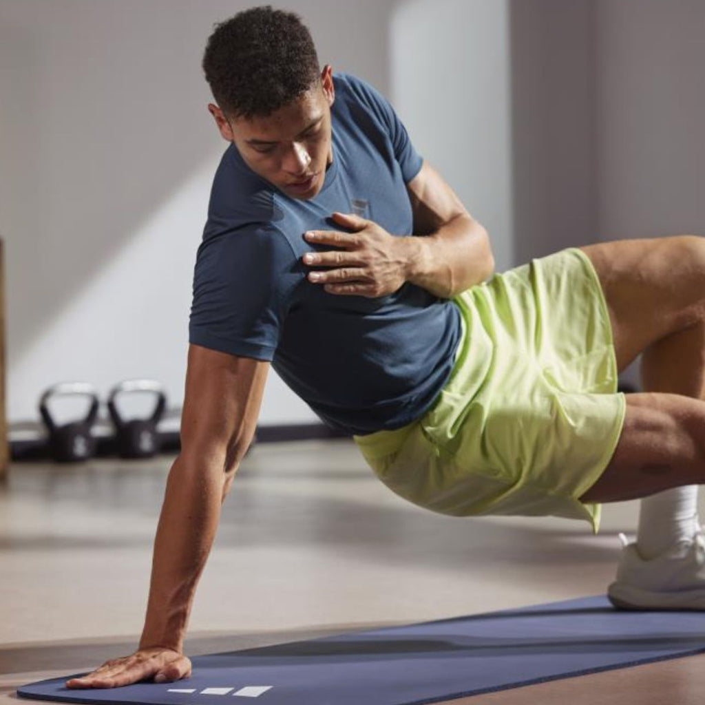 Adidas Fitnessmatta  7 mm - Blå