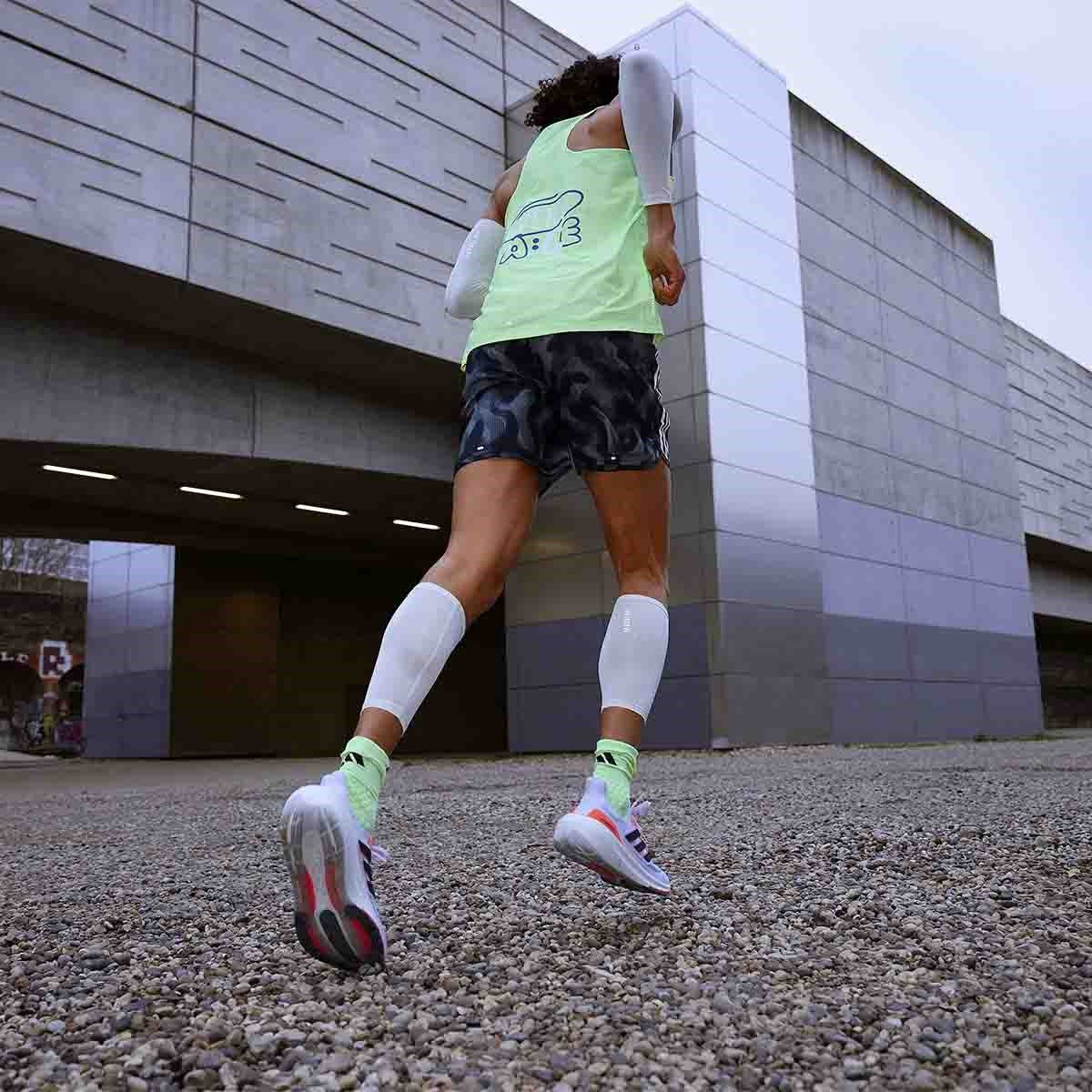 Adidas Aeroready Compres Calf Sleeves - Vit