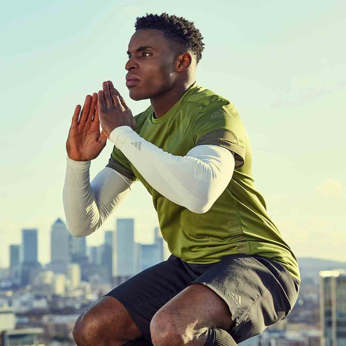 Adidas Compression Arm Sleeves - Vit