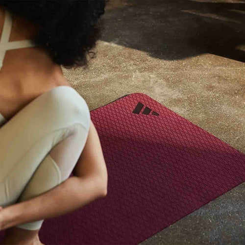 Adidas Yoga Matta 4 mm - Burgundyröd