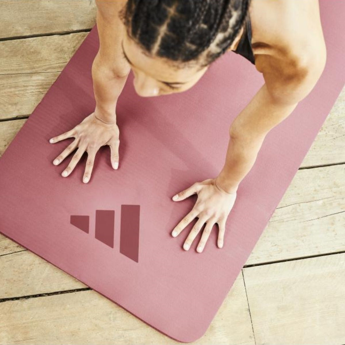 Adidas Pilates Matta 15mm - Röd